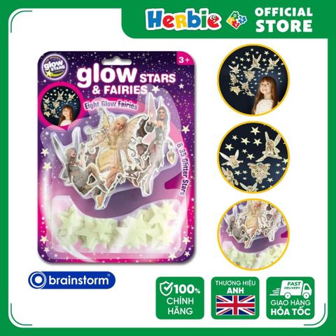 Đồ Chơi Phát Sáng Glitter BRAINSTORM TOYS Glow Stars & Fairies B8625 - Herbie Toys