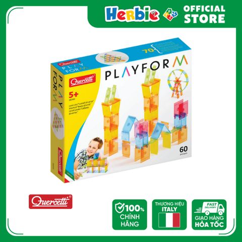 Đồ Chơi Giáo Dục Phát Triển Trí Tuệ QUERCETTI 0340 Playform House of Cards 60 Pieces - Herbie Toys