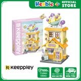 Đồ Chơi Lắp Ráp KEEPPLEY City Corner Taro Smoothie Shop Building Blocks K28026 - Herbie Toys