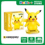Đồ Chơi Lắp Ráp KEEPPLEY Pokemon - Kuppy-Pikachu K20228 Building Block - Herbie Toys