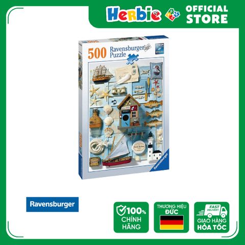 Đồ Chơi Xếp Hình Puzzle 500 Mảnh RAVENSBURGER Maritime Flair Jigsaw Puzzle 165889 - Herbie Toys