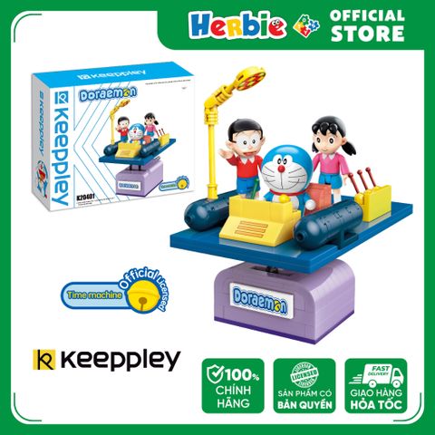 Đồ Chơi Lắp Ráp KEEPPLEY Doraemon Time Machine K20401 - Herbie Toys