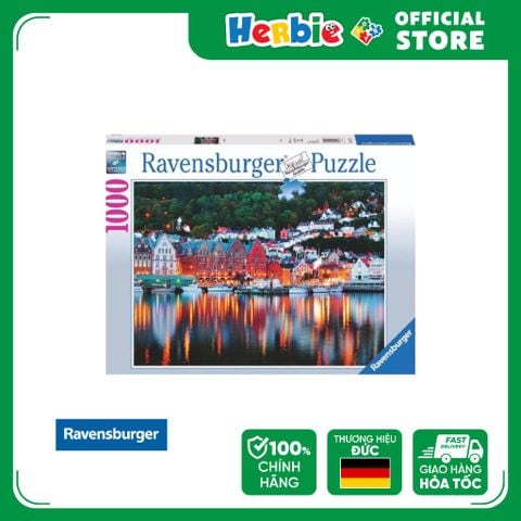 Đồ Chơi Xếp Hình Puzzle 1000 Mảnh RAVENSBURGER Bergen Jigsaw Puzzle 197156 - Herbie Toys