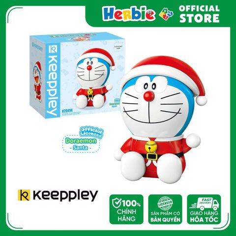 Đồ Chơi Lắp Ráp KEEPPLEY Doraemon Santa Building Blocks K20414 - Herbie Toys