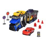 Bộ Đồ Chơi Xe Kéo Kèm 5 Ô Tô DICKIE TOYS City Transporter Set 203745012 - Herbie Toys