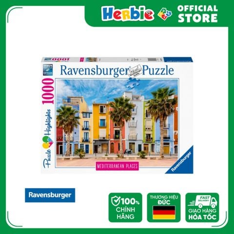Đồ Chơi Xếp Hình Puzzle 1000 Mảnh RAVENSBURGER Mediterranean Spain Jigsaw Puzzle 149773 - Herbie Toys