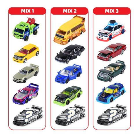 [CHỌN MẪU] Bộ 5 Đồ Chơi Xe Mô Hình MAJORETTE Japan Series Bonus Pack 212051032 – Herbie Toys