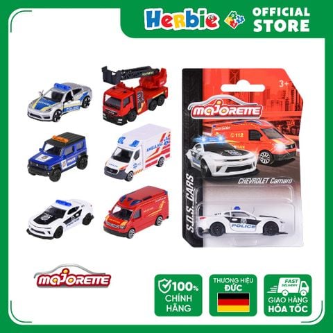 Đồ Chơi Xe Mô Hình Cứu Hộ MAJORETTE International S.O.S. Cars 212057181038 - Herbie Toys