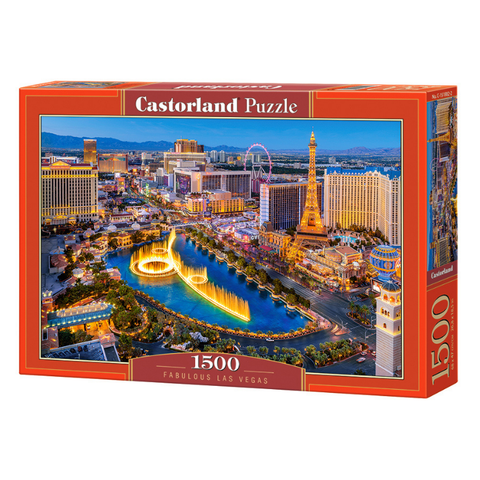 Xếp hình puzzle toàn cảnh thành phố Las Vegas 1500 mảnh CASTORLAND C-151882
