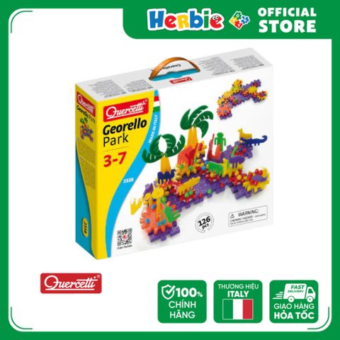 Đồ Chơi Giáo Dục Phát Triển Trí Tuệ QUERCETTI 2338 Georello Park Zoo Gears Set - Herbie Toys