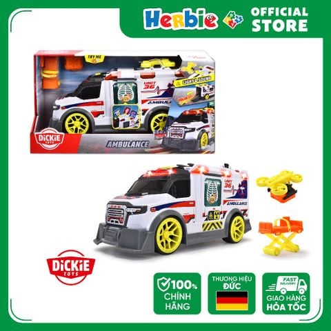 Đồ Chơi Xe Cứu Thương DICKIE TOYS Ambulance 203307003 - Herbie Toys