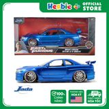 Đồ Chơi Xe Mô Hình JADA TOYS Fast & Furious Brian's Nissan Skyline GT-R R34 - Blue 1:24 97173 801310971734 - Herbie Toys