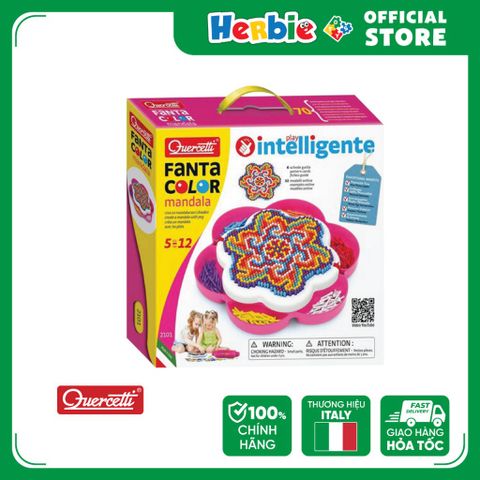 Đồ Chơi Xếp Nút Nhựa 120 Hạt QUERCETTI Fantacolor Mandala 2101 - Herbie Toys