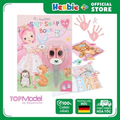 Đồ Chơi BST Thiết Kế Cắt Dán TOPMODEL Princess Mimi Cutting & Colouring Book 0412131 - Herbie Toys