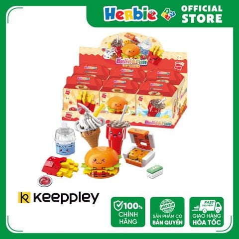 Đồ Chơi Lắp Ráp QMAN Build & Fun Burger Building Blocks 35012 - Herbie Toys