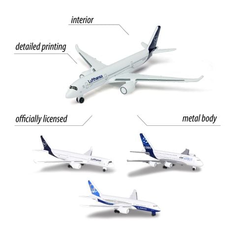 [CHỌN MẪU] Đồ Chơi Mô Hình Máy Bay MAJORETTE Airplanes 212057980 Diecast - Herbie Toys