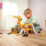 Bộ Đồ Chơi Mô Hình Xây Dựng MAJORETTE Creatix Construction + 5 Volvo Cars 212050032 - Herbie Toys