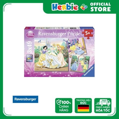 Đồ Chơi Xếp Hình 3 Bộ 49 Mảnh RAVENSBURGER Princess Dreams Jigsaw Puzzle RV09411 - Herbie Toys