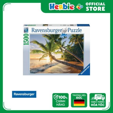 Đồ Chơi Xếp Hình Puzzle 1500 Mảnh RAVENSBURGER Beach Hideaway Jigsaw Puzzle 150151 - Herbie Toys