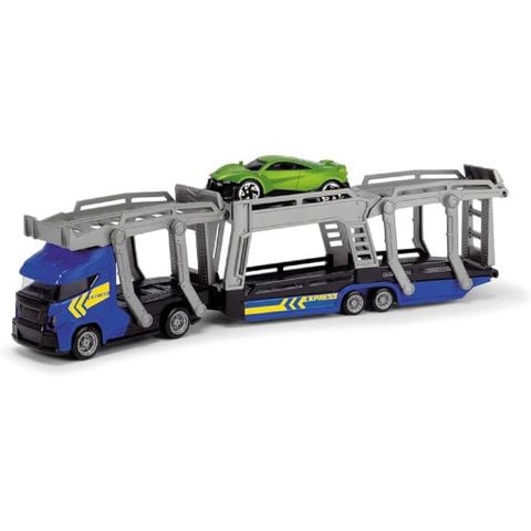 Bộ Đồ Chơi Xe Kéo Kèm 3 Ô Tô DICKIE TOYS Car Carrier 203745008 - Herbie Toys