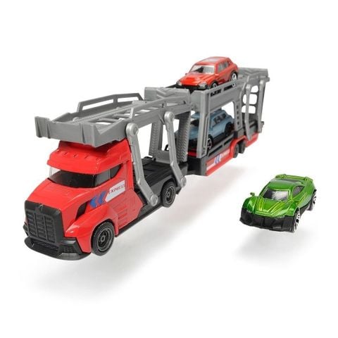Bộ Đồ Chơi Xe Kéo Kèm 3 Ô Tô DICKIE TOYS Car Carrier 203745008 - Herbie Toys