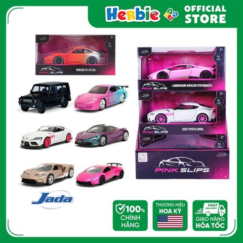 [CHỌN MẪU] Đồ Chơi Xe Mô Hình JADA TOYS Pink Slips 1:32 Scale Diecast Model Cars Toys 24106 - Herbie Toys