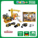 Bộ Đồ Chơi Mô Hình Xây Dựng MAJORETTE Creatix Construction + 5 Volvo Cars 212050032 - Herbie Toys