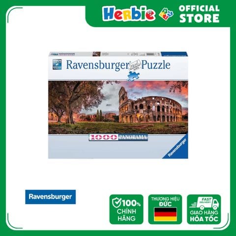 Đồ Chơi Xếp Hình Puzzle 1000 Mảnh RAVENSBURGER Sunset Colosseum Jigsaw Puzzle 150779 - Herbie Toys