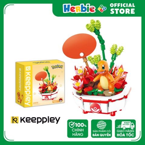 Đồ Chơi Lắp Ráp KEEPPLEY Pokemon Bonsai Series Charmander K20218 - Herbie Toys