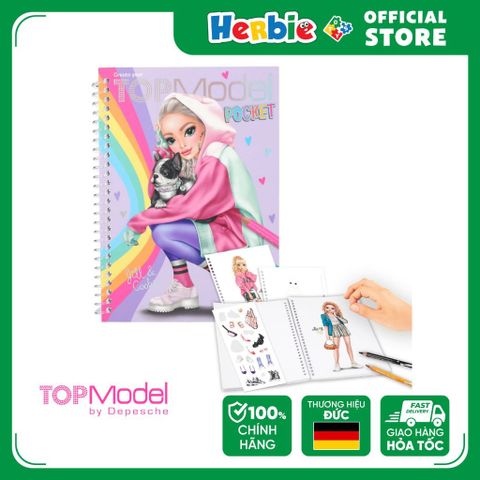 Đồ Chơi BST Thiết Kế Tô Màu TOPMODEL TOPModel Pocket Colouring Book 0412727 - Herbie Toys