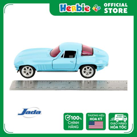 Đồ Chơi Xe Mô Hình JADA TOYS Pink Slips 1:32 1966 Chevrolet Corvette - Herbie Toys