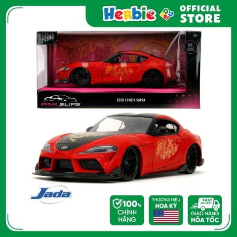 Đồ Chơi Xe Mô Hình JADA TOYS Pink Slips 2020 Toyota Supra - Year of Dragon 1:24 Scale Diecast 801310351338 - Herbie Toys