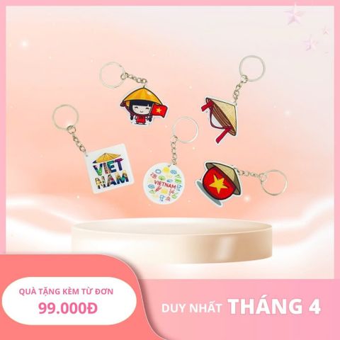 [Quà tặng tri ân] Móc khoá lưu niệm VM STYLE chào mừng đại lễ dân tộc