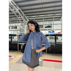 Chân váy ngắn coquette phối bèo VMSTYLE Chân váy chữ a CVN00194