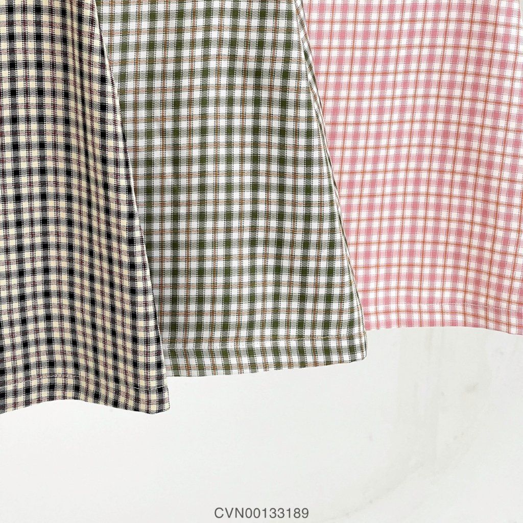 Chân váy caro ngắn nữ VMSTYLE form chữ A cạp cao pastel dễ thương đi chơi, dạo phố, đi biển CVN00133