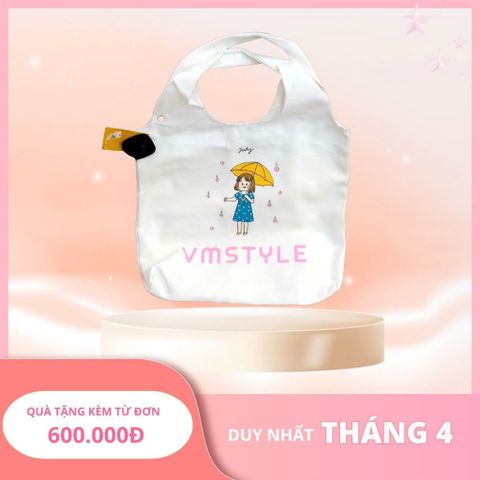 [QUÀ TẶNG KHÔNG BÁN] Túi xách không dệt VMSTYLE trắng chữ nhật đơn giản, tiện lợi - TXG00005