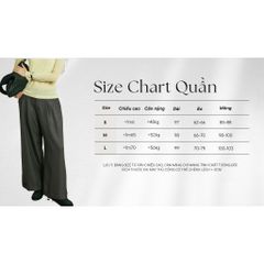Quần Tây Ống Rộng VM STYE Lưng Cao Giấu Nút Ống Lật Lai Đi Chơi, Đi Làm QTR00055