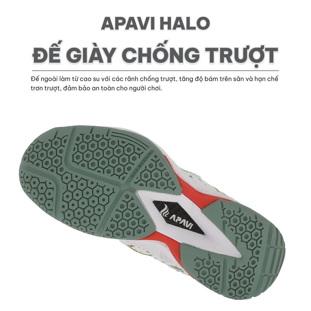 Giày cầu lông trẻ em Apavi Halo