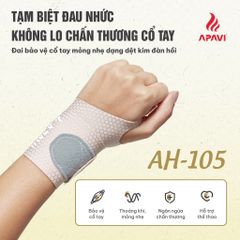 Đai bảo vệ cổ tay APAVI AH-105, Mỏng – Êm – Thoáng – Chống đau hiệu quả