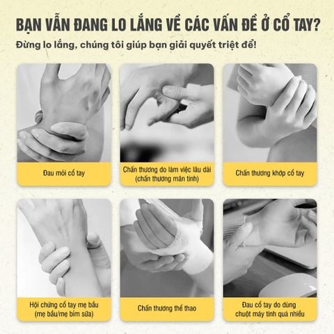 Đai bảo vệ cổ tay APAVI AH-105, Mỏng – Êm – Thoáng – Chống đau hiệu quả