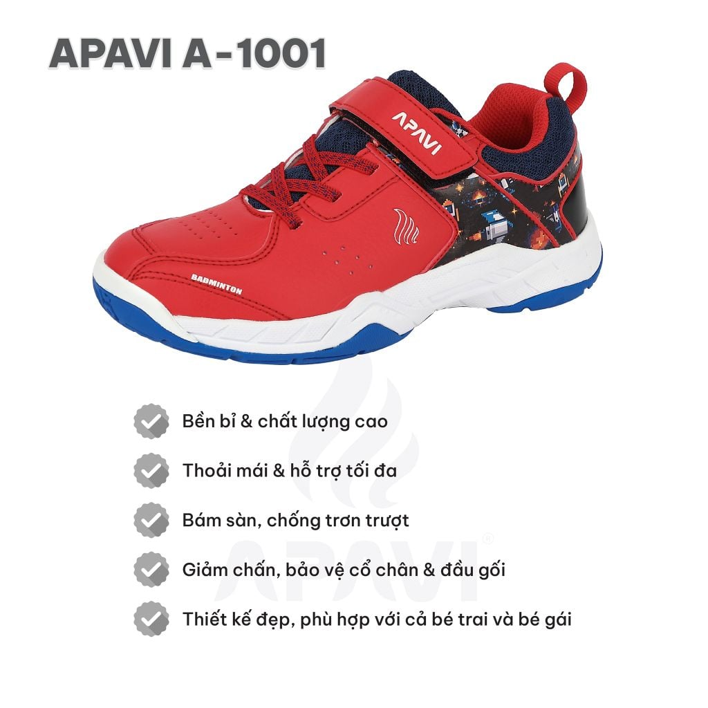 Giày cầu lông trẻ em Apavi A-1001