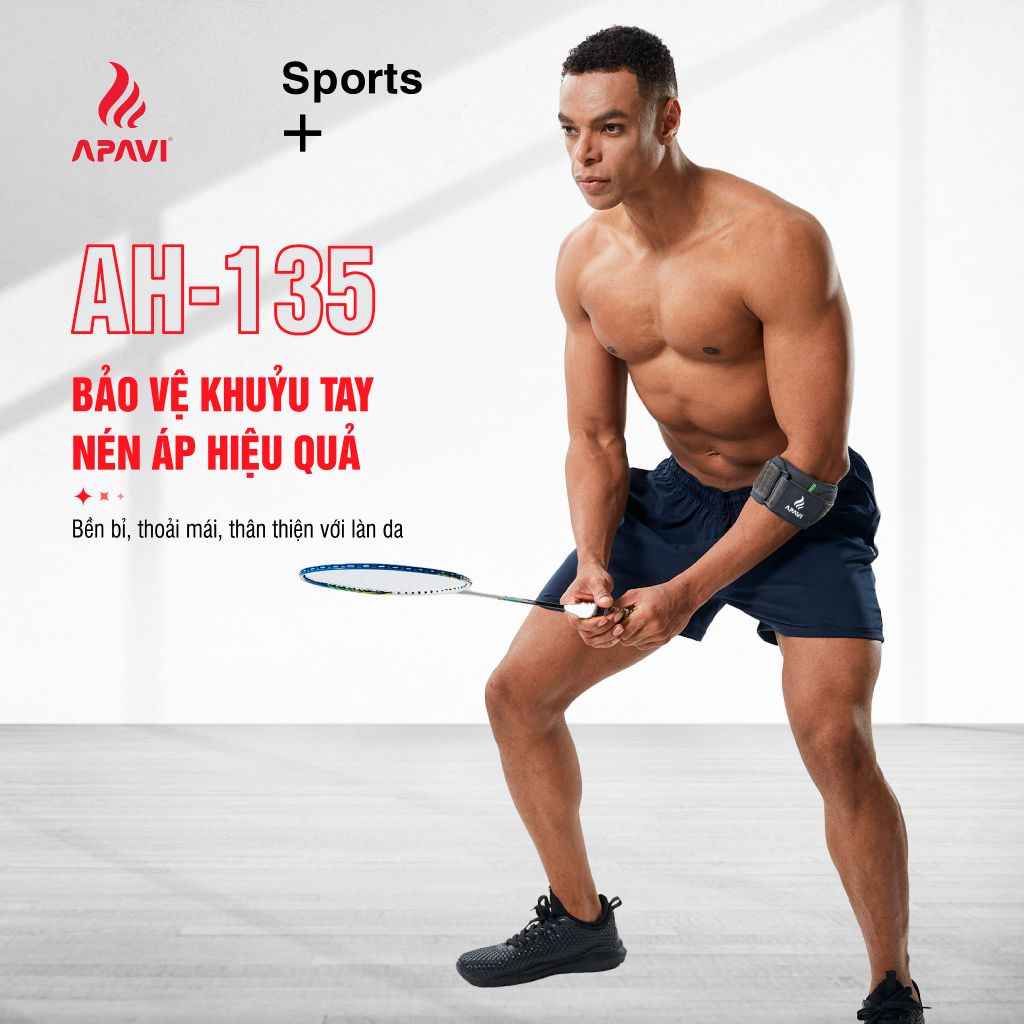 Đai bảo vệ khuỷu tay AH-135, Chống sốc – Nén ép – Cố định – Tối ưu vận động thể thao