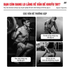 Đai bảo vệ khuỷu tay AH-135, Chống sốc – Nén ép – Cố định – Tối ưu vận động thể thao