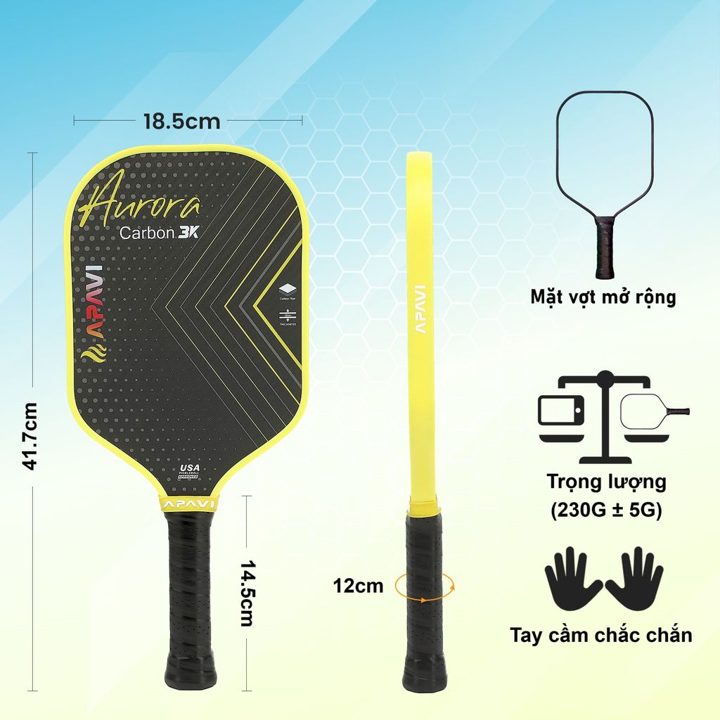 Vợt Pickleball Apavi Aurora