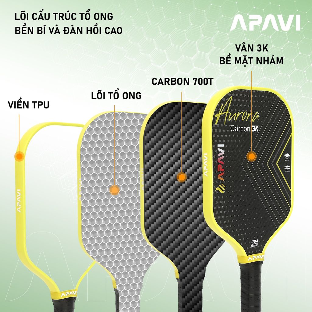 Vợt Pickleball Apavi Aurora