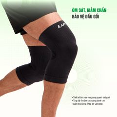 Đai bảo vệ khớp gối APAVI AH-316, Thiết kế hoa văn giúp phân tán áp lực, giảm chấn khớp gối hiệu quả