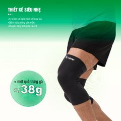 Đai bảo vệ khớp gối APAVI AH-316, Thiết kế hoa văn giúp phân tán áp lực, giảm chấn khớp gối hiệu quả