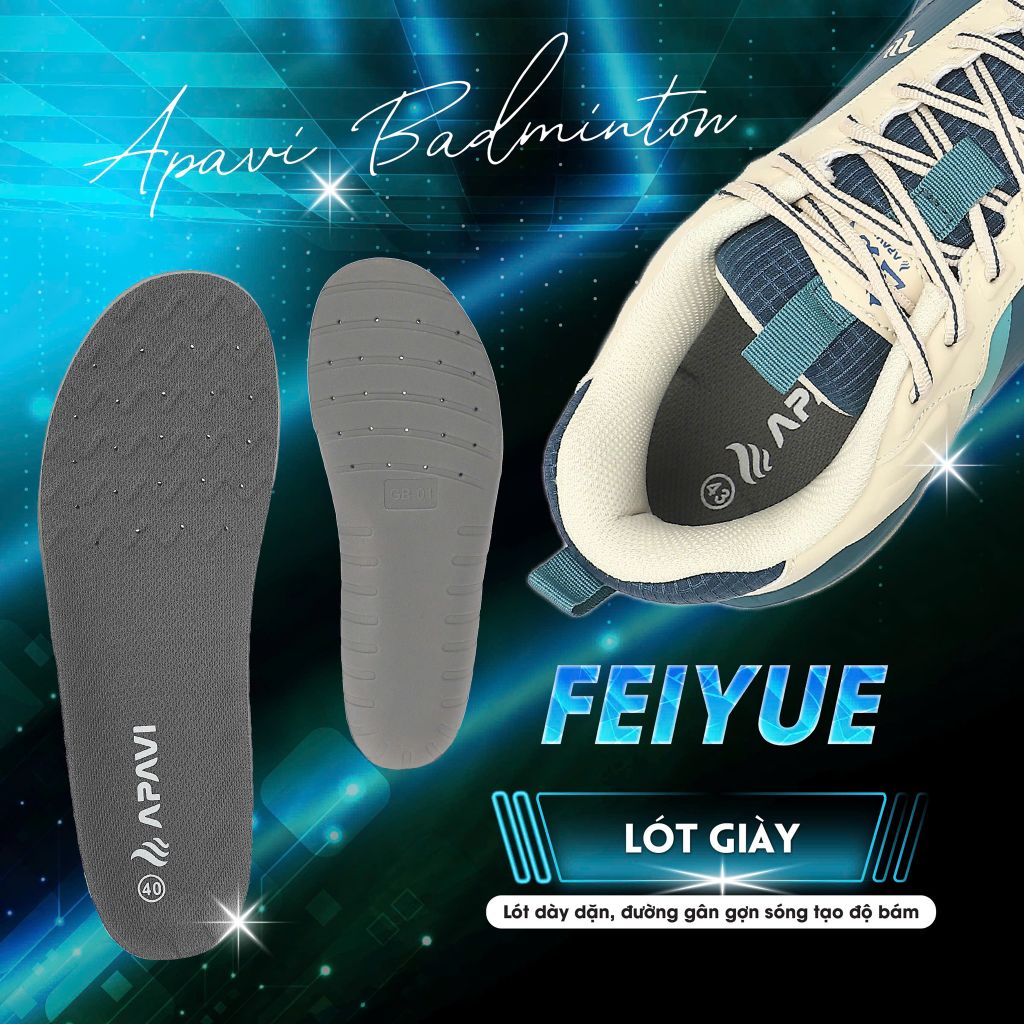Giày cầu lông Apavi Feiyue