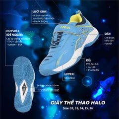 Giày cầu lông trẻ em Apavi Halo