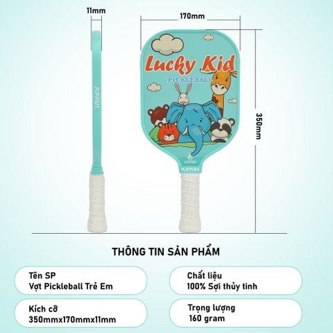 Vợt Pickleball Apavi Lucky Kid